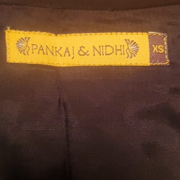 Pankaj & Nidhi Anthro Pixel Silk Blend Dress - Picture 8 of 10